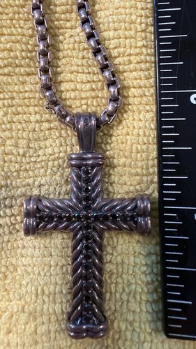 Croce david yurman argento - croce,