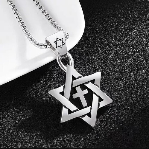 Collana stella ebraica - , di