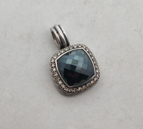 Ciondolo david yurman argento - david,