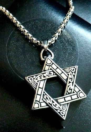 Collana grande stella ebraica - stella,