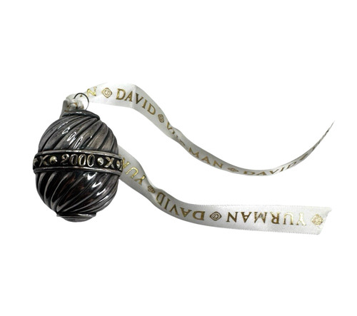 Ornamento uovo david yurman - david,