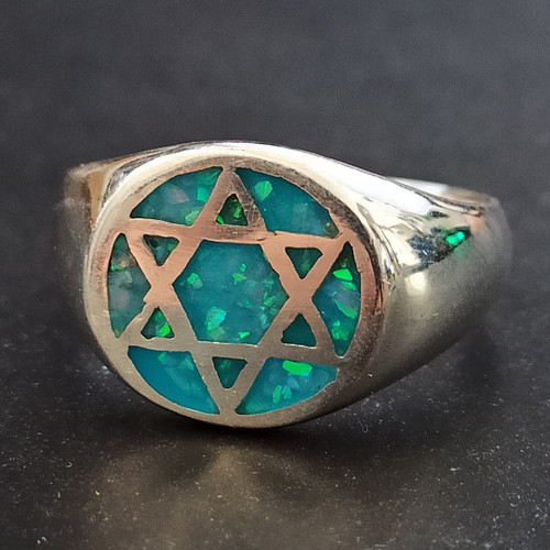 Anello uomo argento stella - stella, di