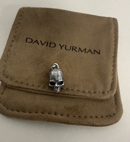 Ciondolo teschio david yurman - david,
