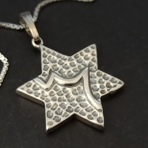Collana stella david - di,